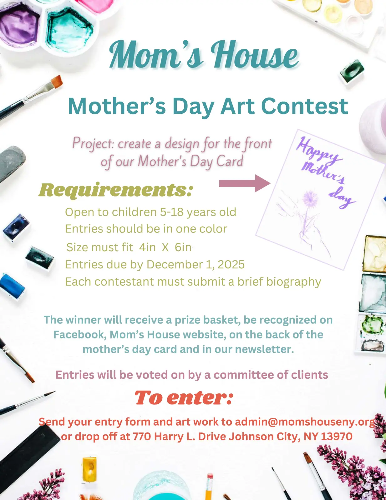 Mother's Day Art Contest